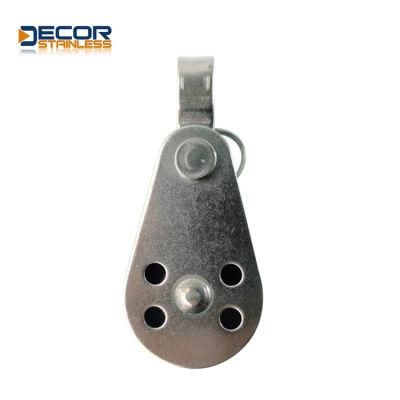 Stainless Steel Pulley Marine Sailing Rope Pulley Block Swivel Pulley