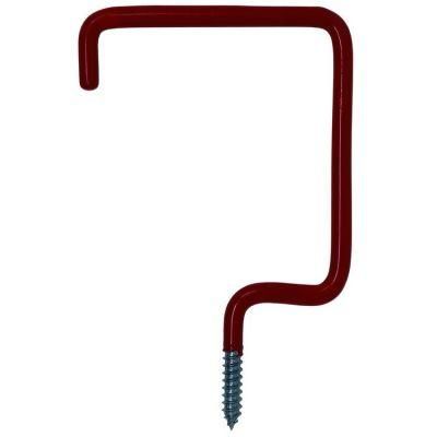 Red Color Storage Hooks Iron PVC Coating Utility Garage Storage Hanging Hook