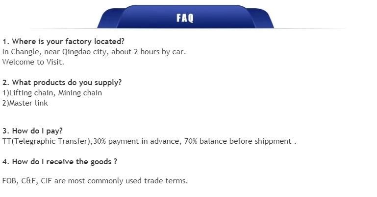 ISO3077 Standard Sling Chain for Lifting