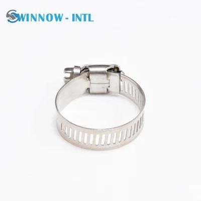 Perforated Band Galvanized Steel American Type Hose Clamp for Pipe