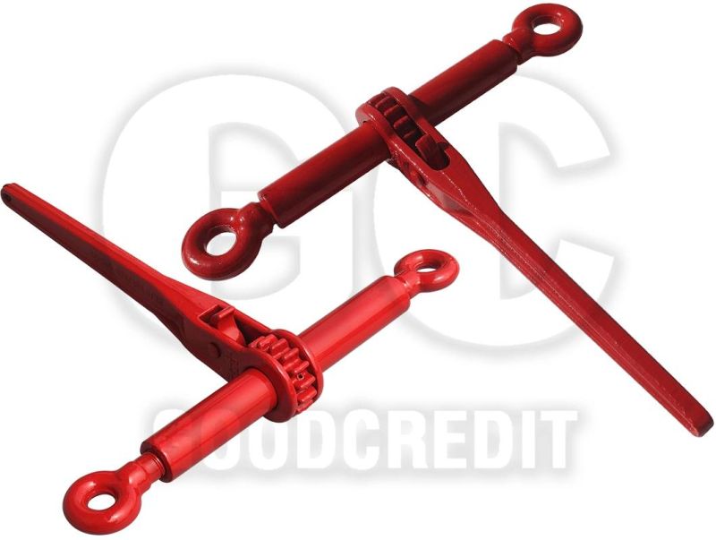 Red Color Painted Forged Alloy Steel European Type G70 G80 G100 Cargo Control Ratchet Load Binder