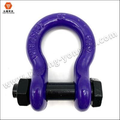 Forged Chain 17ton G2130 Screw Pin Bow Shackle