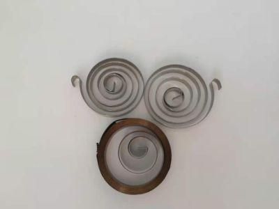 Custom Force Stainless Steel Strip Flat Spiral Spring