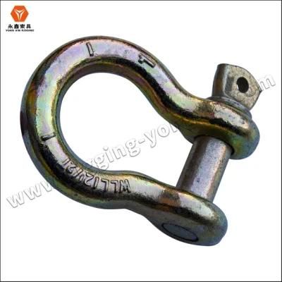 Metal Colorful Shackle Stainless Steel Anchor Shackle SS316 SS304 Bow Shackle Screw Clasps Clasp