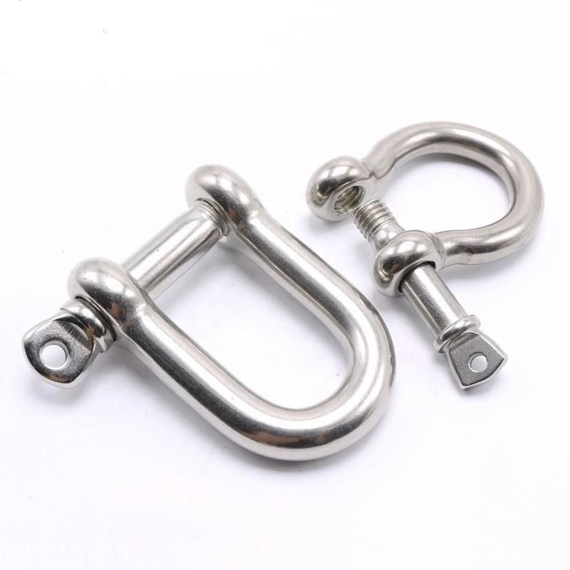 High Quality Stainless Steel 316 Lifting D Shackle