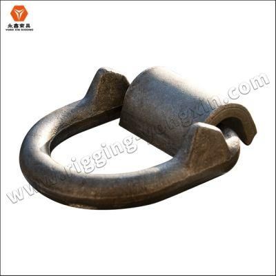 Forged Alloy Steel High Quality Lashing D Ring with Supporting Point|Customized Lashing D Ring