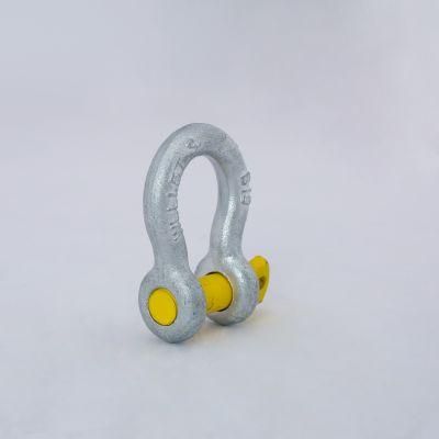 U. S. Type G209 Galvanized Steel Forged Screw Pin Anchor Bow Shackle