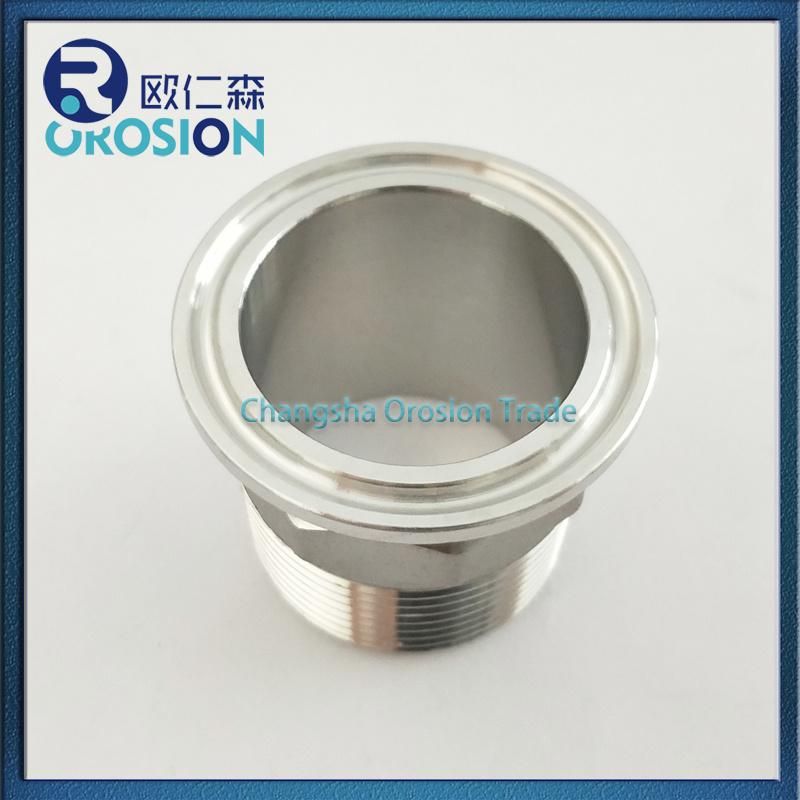 Stainless Steel 6 Angle Male Adaptors for Sanitary Grade