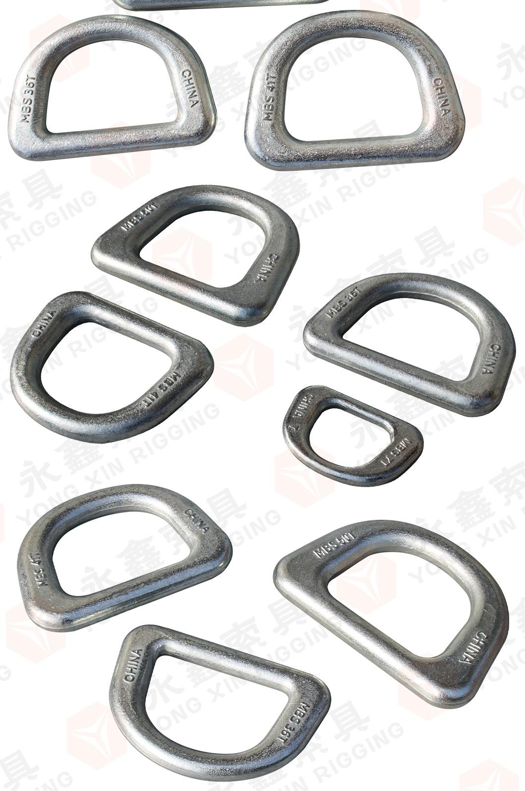 Carbon Steel Marine Parts D Ring Lashing Tie Down D Ring