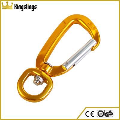 Kingslings Wholesale 5kn Safety Swivel Hook Quick Release Double Swivel Carabiner