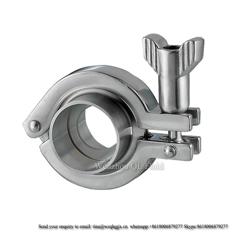 Sanitary Fitting Ss 304/316L High Pressure Tri-Clamp Pipe Clamp