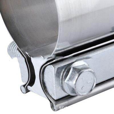 Stainless Steel Exhaust Connection Band Clamp Lap Joint