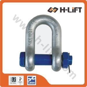 0.5-85t Bolt Type Chain Shackle with Safety Pin, Dee Shackle G2150