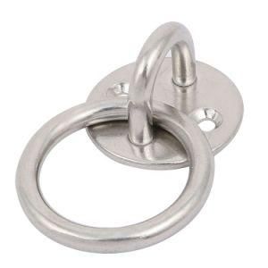 Stainless Steel Square Eye Plate with Swivel Ring