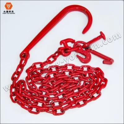 15&quot; Large G70 V-Chain J Hooks 2&prime; Flatbed Tow Truck Rollback Wrecker Carrier