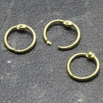 Hot Selling Great Price Nickel Plating Metal Large Book Ring Wholesale