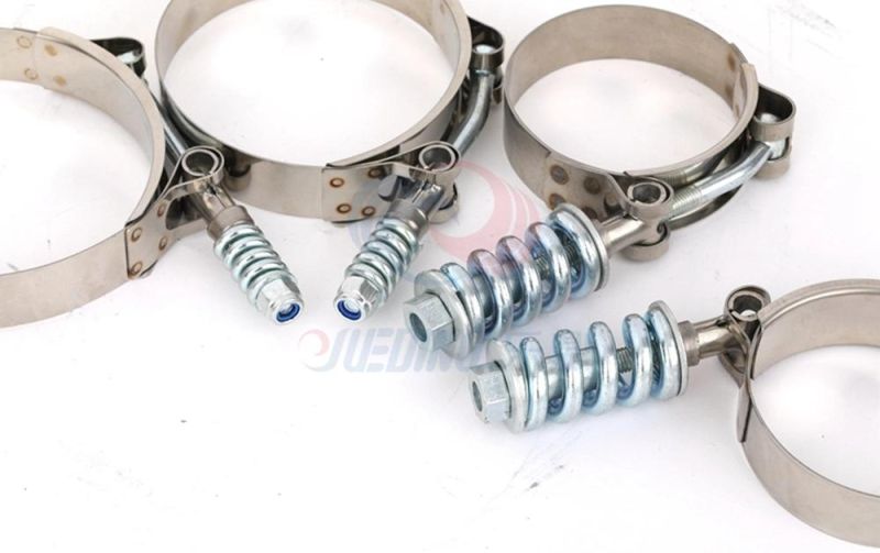 304 T-Bolt Zinc Plated T Band & Bolt Hose Clips Clamps