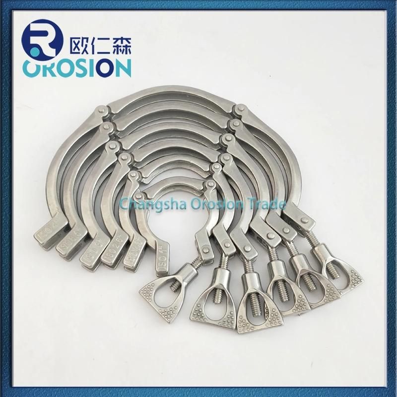 Stainless Steel 3inch 3-Pieces Clamp Sanitary Grade