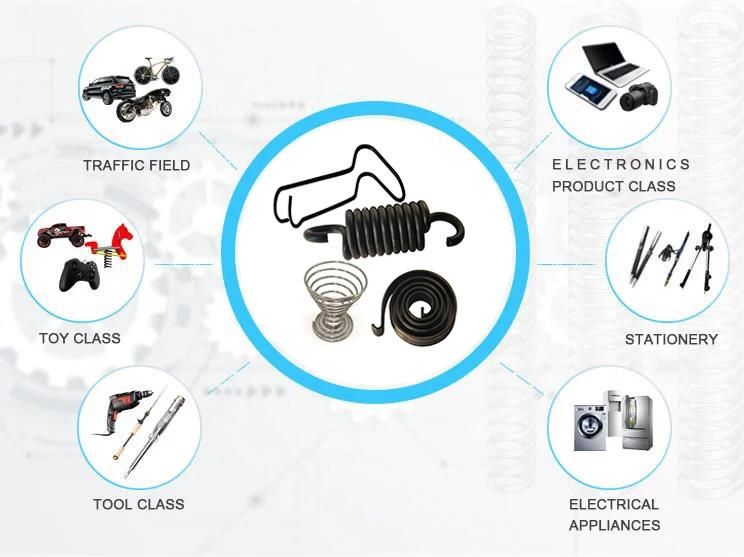 OEM Custom Services Stainless Steel Music Wire Wire Forming Bending Compression Tension Torsion Spiral Springs
