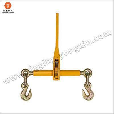 Grade 70 Ratchet Load Binder with Yellow Zinc Hooks