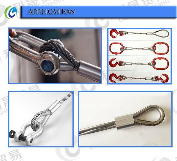 China Manufacturer of Bigger Size of Copper Sleeves for Wire Rope Connecting