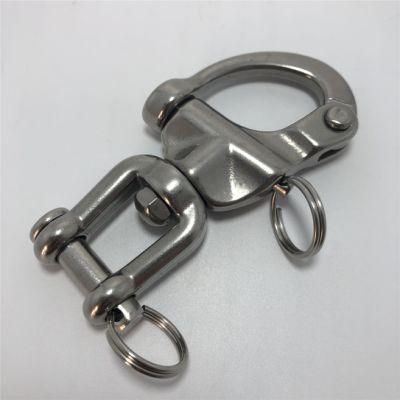 Heavy Duty 316 Stainless Steel Jaw Swivel Snap Shackle