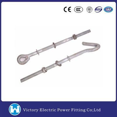 Hot DIP Galvanized Pigtail Screw Bolt Hook