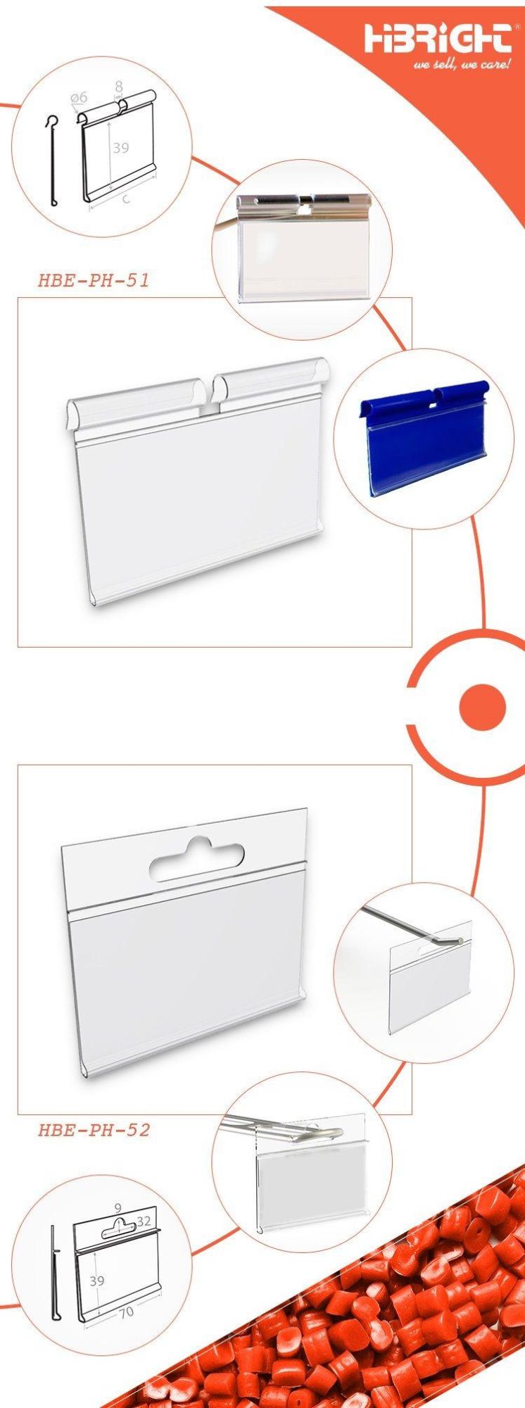 Price Holder Data Strip for Hook