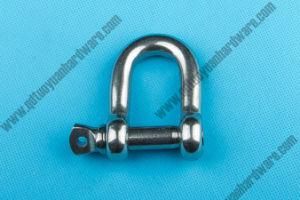 European Type Stainless Steel AISI316 AISI304 Dee Shackle
