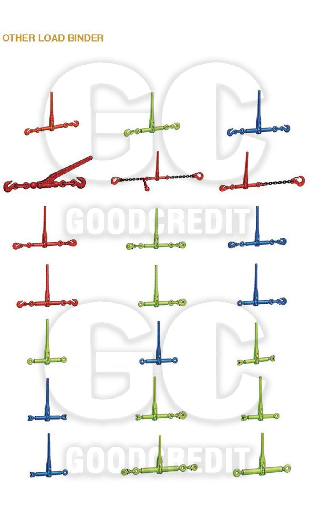Standard Deep Red Ratchet Load Binder with Grab Hooks