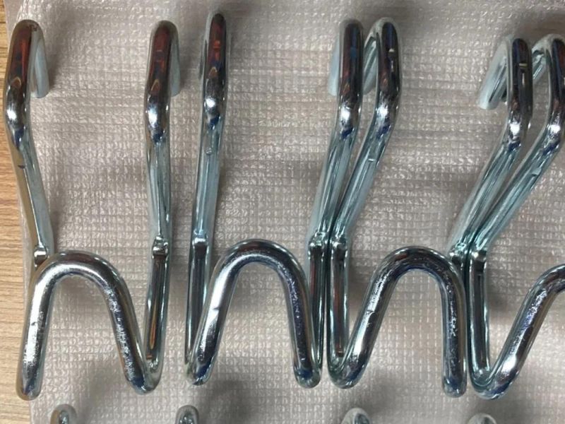 Customized Puzzle Metal Wire Loop Zinc Plated J Hook