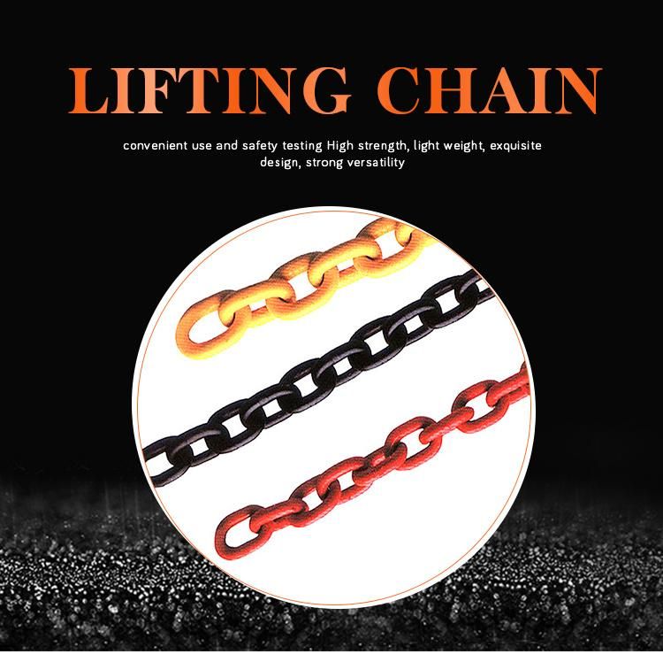 Yellow Plated Us Type Liftting G70 Towing Transport Chain for Truck