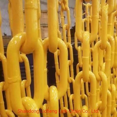 China Manufacturer of G80 70 Dock Fender Chain Lashing Chain Long Link Chain