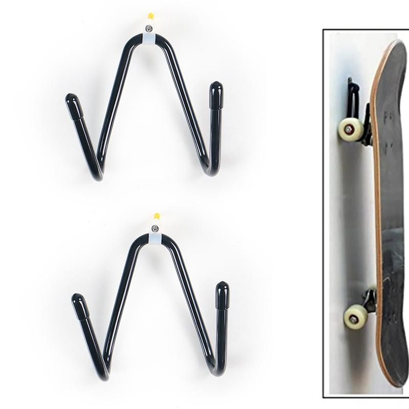 Universal Skateboard Scooter Hook Adjustable V-Shaped Longboard Wall Hanger Display Case Holder Skateboard Accessories Wyz15537
