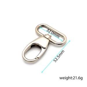 Hot Sale Stainless Steel Pet Swivel Snap Hook for Bag Accessories Dog Clips (HSE005)