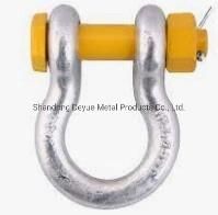 150ton 150t Us Type Alloy Steel Drop Forged Galvanized Screw Pin Lifting Anchor Bow Shackle