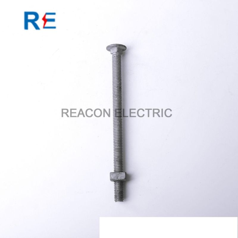 Round Head Carriage Bolt for Pole Line Hardware Hot DIP Galvanized