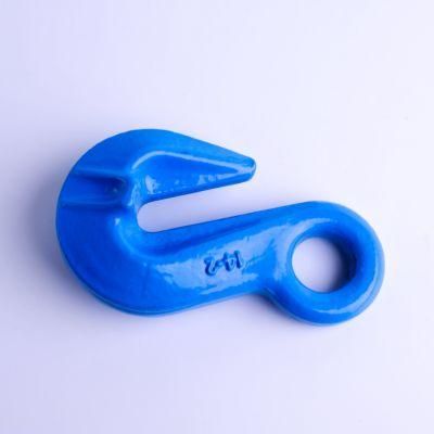 Drop Forged G100 European Type Eye Grab Hook with Wing/Eye Grab Hook for Lifting