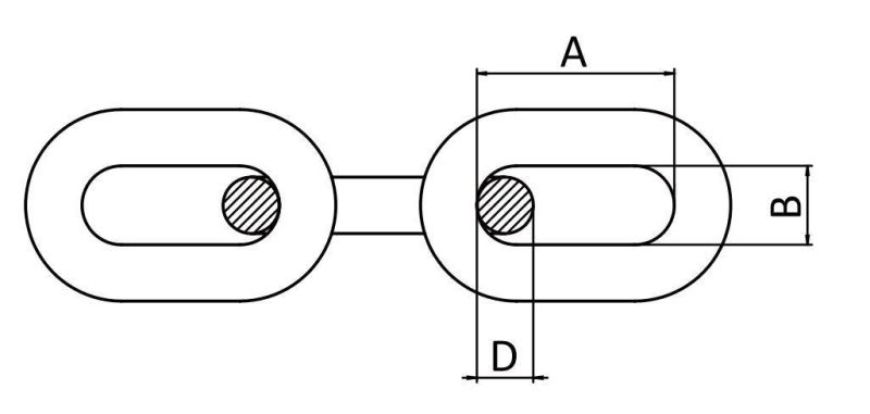 Electro Galvanized Short Link DIN 764 Link Chain