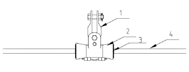 Optical Cable Aluminum Alloy Short Span ADSS Suspension Clamp