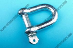 Rigging Hardware European Type Screw Pin Stainless Steel Dee Shackle