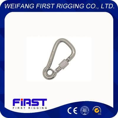 Chinese Manufacturer of Stainless Steel Oblique Angle Snap Hook with Eye and Screw