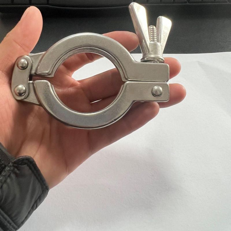 Sanitary Stainless Steel Clamp Single Pin/Double Pin Clamp/3PCS/High Pressure Clamp Tri Clamp