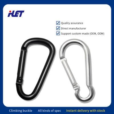 D-Type Gourd Belt Aluminum Bag Stainless Carabiner Climbing Snap Hook Buckle