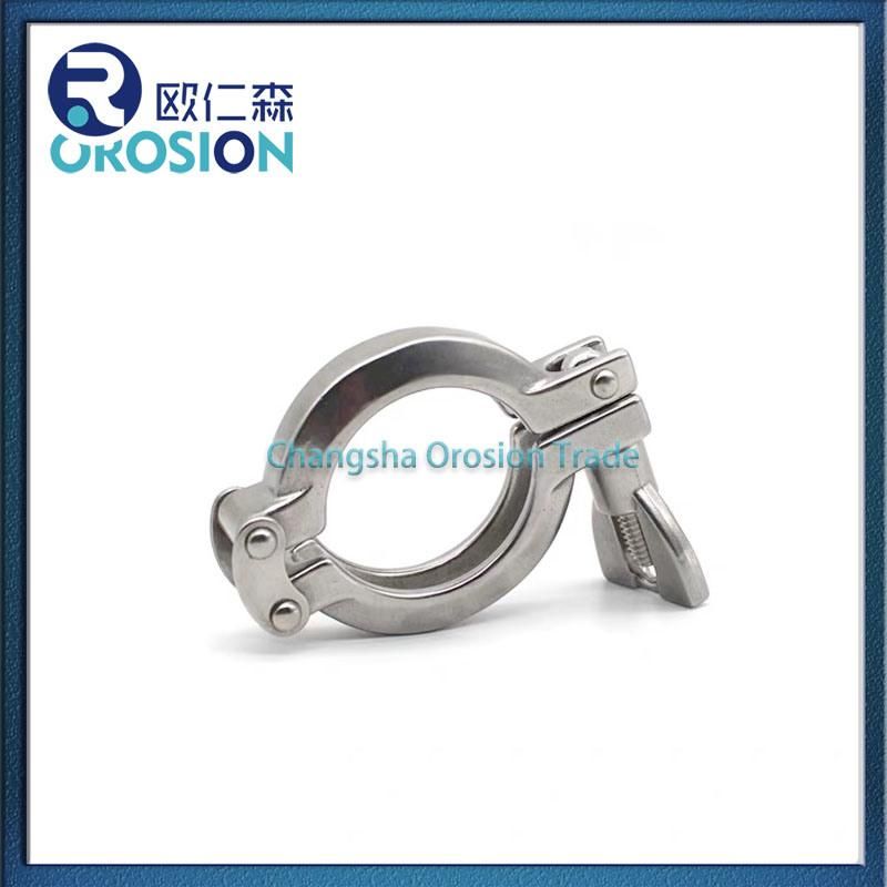 Sanitory Stainless Steel Clamp SS304/316 Double Pin
