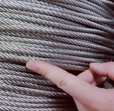 Steel Cable Stainless Steel 304 316 7*7 7*19 Ss Wire Rope