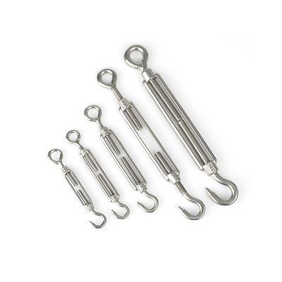 Stainless Steel Rigging Hardware European Type Fork Fork Open Body Turnbuckle