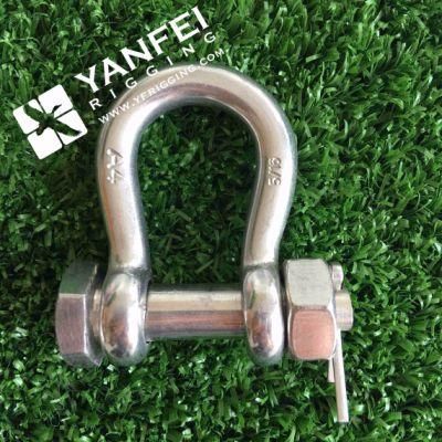 Stainless Steel Anchor Shackle with Hex Head Pin