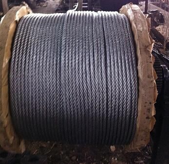 Galvanized and Ungalvanized Cable 6X19+Iwrc with Wooden Reel Packing