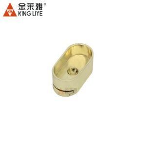 Wardrobe Rail Hanger Hidden Support for Pipe, Zinc Alloy Antique Color Support for Rail